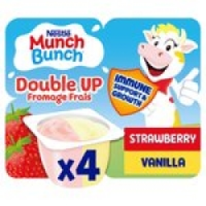 Munch Bunch Double Up Strawberry & Vanilla Fromage Frais £1.25