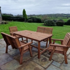 Churnet Valley 6 Seater Outdoor Dining Set £386.99