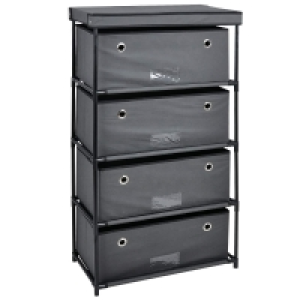 Spaceways 4 Drawer Wide Storage Unit - Charcoal £21.25
