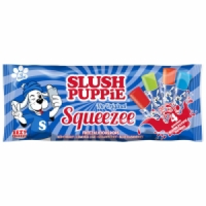Slush Puppie Squeezee Ice Lollies 12pk £0.85