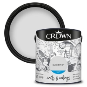 Crown Matt Emulsion Paint Quiet Time - 2.5L £14.40