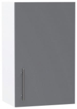 Orlando Dark Grey Gloss Slab Wall Unit - 450mm