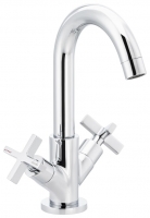 Wickes  Abode Serenitie Deck Mounted Basin Mixer Tap - Chrome