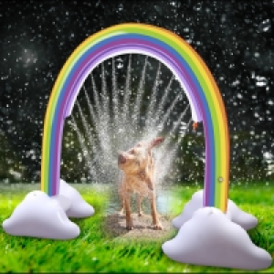Doggy Sprinkler Tunnel