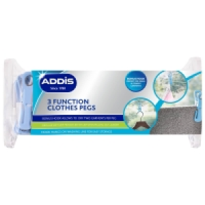 Addis 3 Function Clothes Pegs £1.50