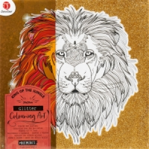 Glitter Colouring Art - King of the Jungle £2.00