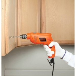 BLACK+DECKER 10mm 450W Corded Hammer Drill (BEH201-GB)