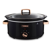 tofs  Tower 6.5L Slow Cooker Rose Gold
