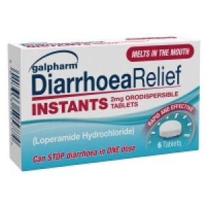Galpharm Diarrhoea Relief Instants 2mg 6pk £1.49