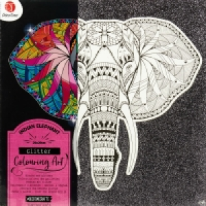 Glitter Colouring Art - Indian Elephant
