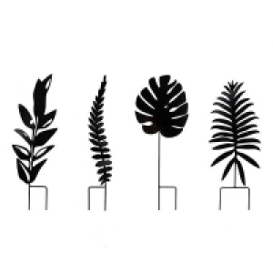 Jungle Black Ground Stakes - 45cm (Assorted Designs) £2.50