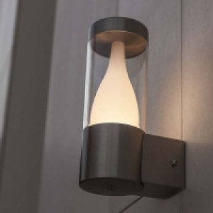 Lutec Virgo LED Stainless Steel Outdoor Wall Light £11.00