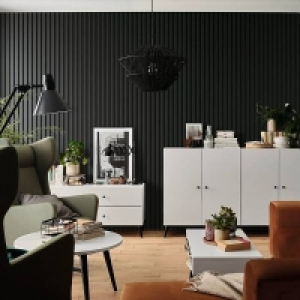 Panel Company Vox Linerio SLine Slat Wall Panel - Anthracite £32.99