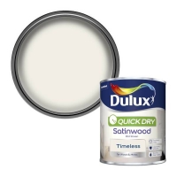 Homebase  Dulux Quick Dry Satinwood Timeless - 750ml