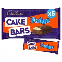 Iceland  Cadbury 5 Cake Bars Fudge
