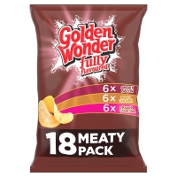 Iceland  Golden Wonder Fully Flavoured Meaty Pack 18 x 25g