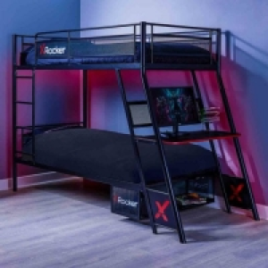 Armada Dual Bunk Bed With Gaming Desk £349.99