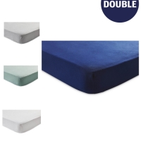 Aldi  Brushed Cotton Double Fitted Sheet