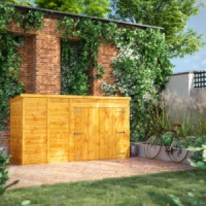 Power Sheds 10 x 3ft Pent Bike Shed