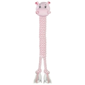 Rope Body Animal Dog Toy - Pink £1.50
