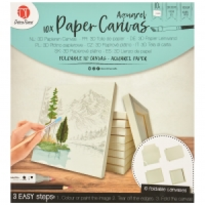 DecoTime Paper Canvas 10pk - Blue