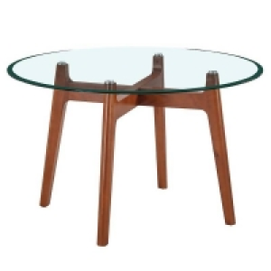 Baxter Glass & Oak Round Dining Table £250.00