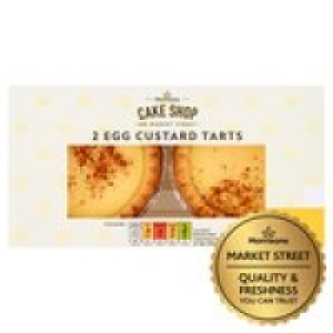 Market Street Egg Custard Tarts  £1.10