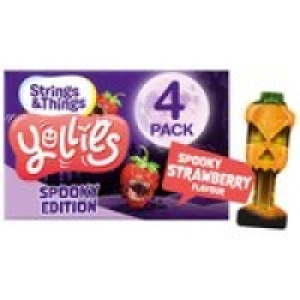 Morrisons  Strings & Things Yollies Strawberry Kids Yogurt