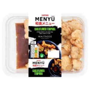 Waitrose  Japan Meny Cauliflower Tempura with Soy and Yuzu Dip180g