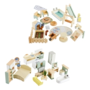 Wooden Dolls House Furniture