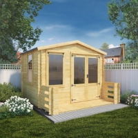 Wickes  Mercia 3.3 x 3.4m 19mm Log Thickness Log Cabin with Assembly