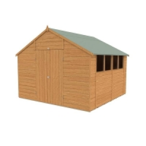Shiplap Dip Treated 10x10ft Apex Shed - Double Door £1,800.00