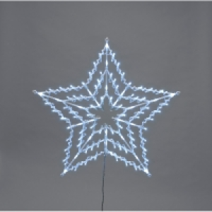 Feature Star Christmas Light Animated White Outdoor 100 LED £24.99