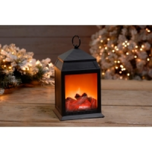 Decoration Lantern Christmas Lights Black & Orange Indoor £14.99