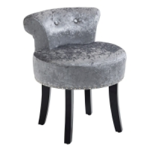 Homcom Dressing Table Stool with Rubber Wood Legs £69.99