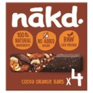Nakd Cocoa Orange 4 Raw Fruit & Nut Bars