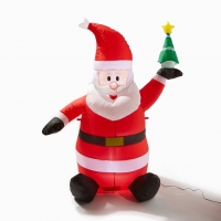 tofs  Inflatable Santa With Tree