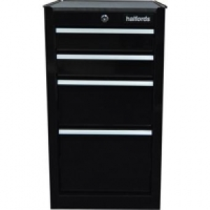 Halfords  Halfords 4 Drawer Side Cabinet - Black 575297