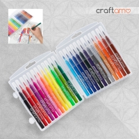 InExcess  Craftamo Watercolour Brush Pens - Pack of 24