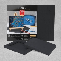 InExcess  Arteza DIY Frame Sketch Pad Black 20 Sheets 17.8 x 21.8cm