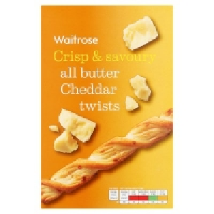 Waitrose  Waitrose all butter cheese twists125g