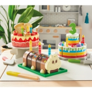 Aldi  Little Town Wooden Birthday Cake