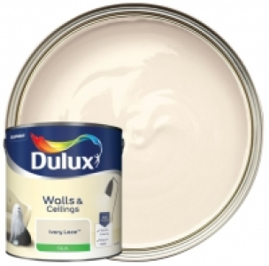 Wickes  Dulux Silk Emulsion Paint - Ivory Lace - 2.5L