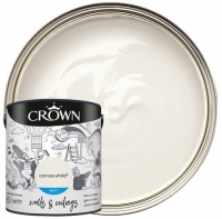 Wickes  Crown Matt Emulsion Paint - Canvas White - 2.5L