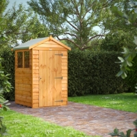 Wickes  Power Sheds 4 x 4ft Apex Overlap Dip Treated Shed