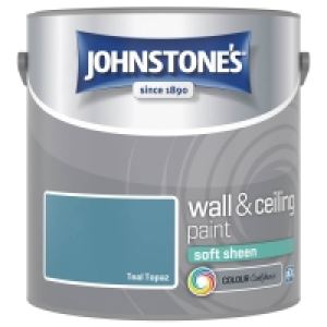 Johnstones Paint Soft Sheen Emulsion - Teal Topaz 2.5L £12.00