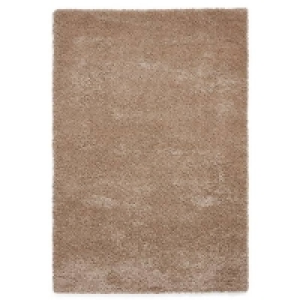 Ozzy Plain Shaggy Rug - Natural - 160x230cm