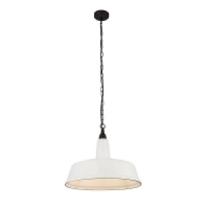 Country Living Farmhouse Pendant Light - White - 46cm £20.00