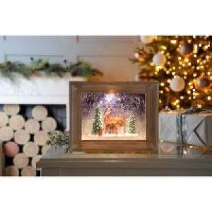 LED Christmas Swirling Glitter Photo Frame - 24.5cm £29.99