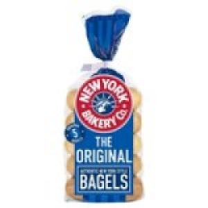 New York Bakery Co. Plain Bagels £1.25